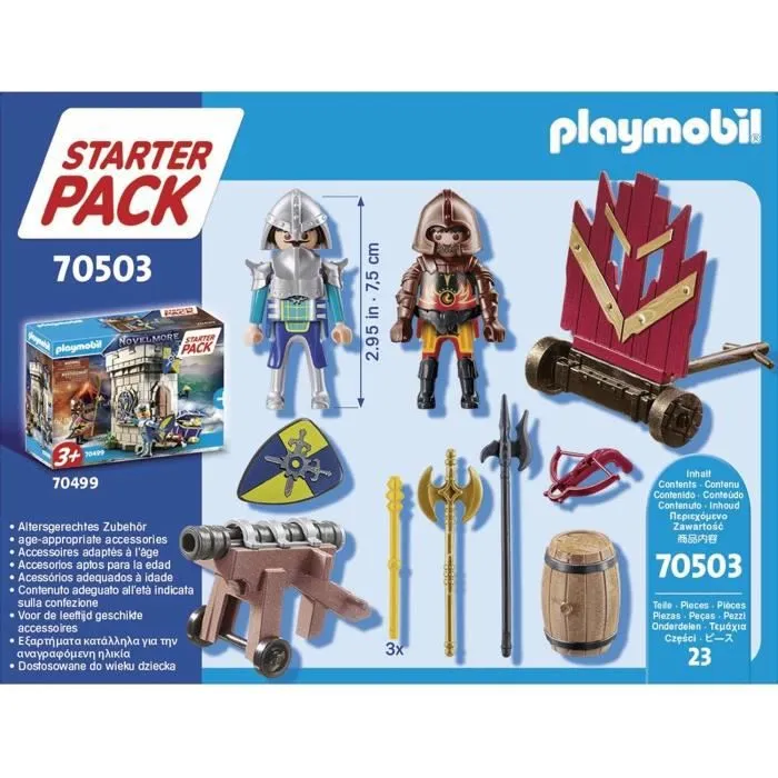 PLAYMOBIL - 70503 - Novelmore - Starter Pack - Chevaliers Novelmore-3