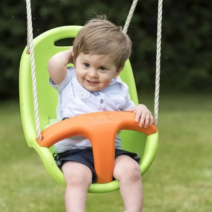 Siège bébé vert et orange BABY'K - pour portique 1,90 à 2,50m - TRIGANO-1