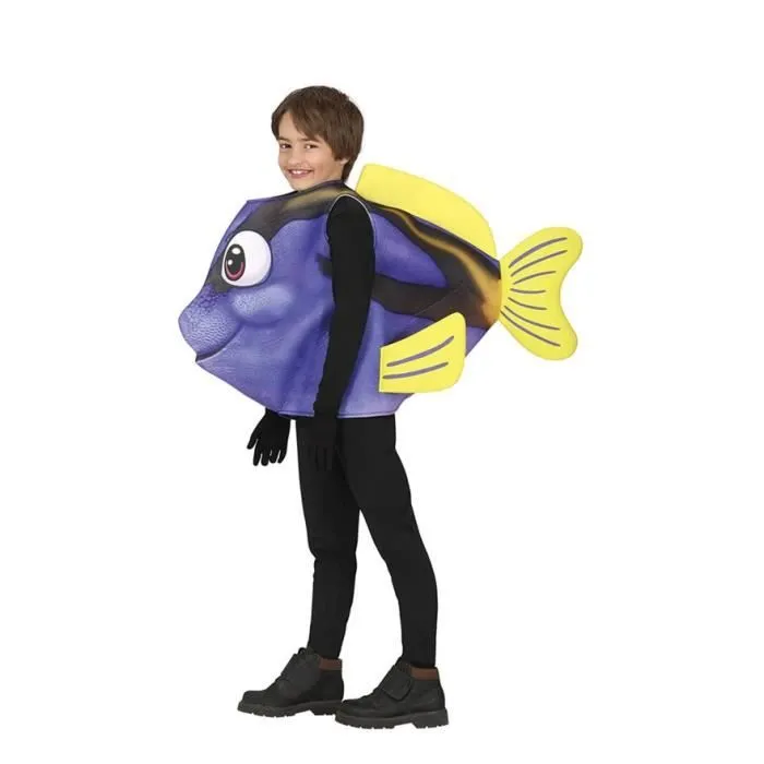 Guirca Déguisement de poisson célèbre bleu enfant (3-4 ans)-0