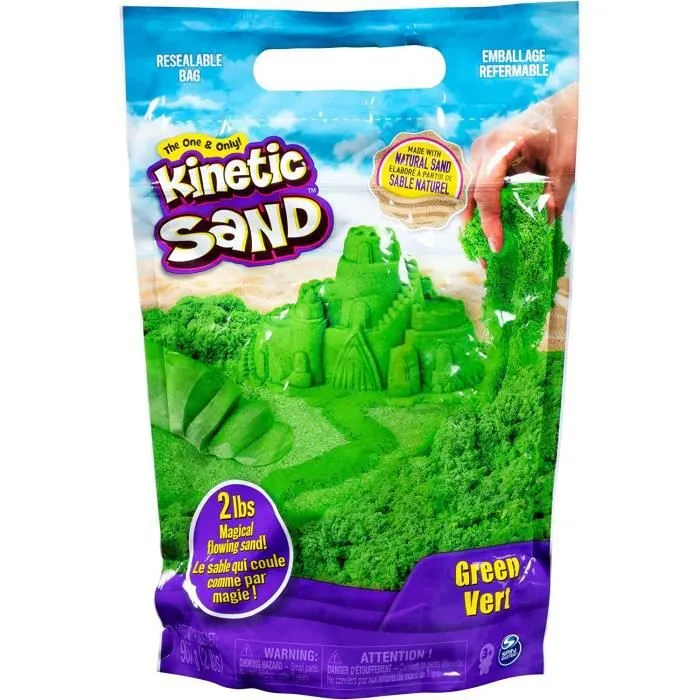 sac de sable magique vert (907 g)-0