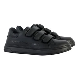 Basket Cuir Calvin Klein Jeans Juniors Low Cut Velcro-3