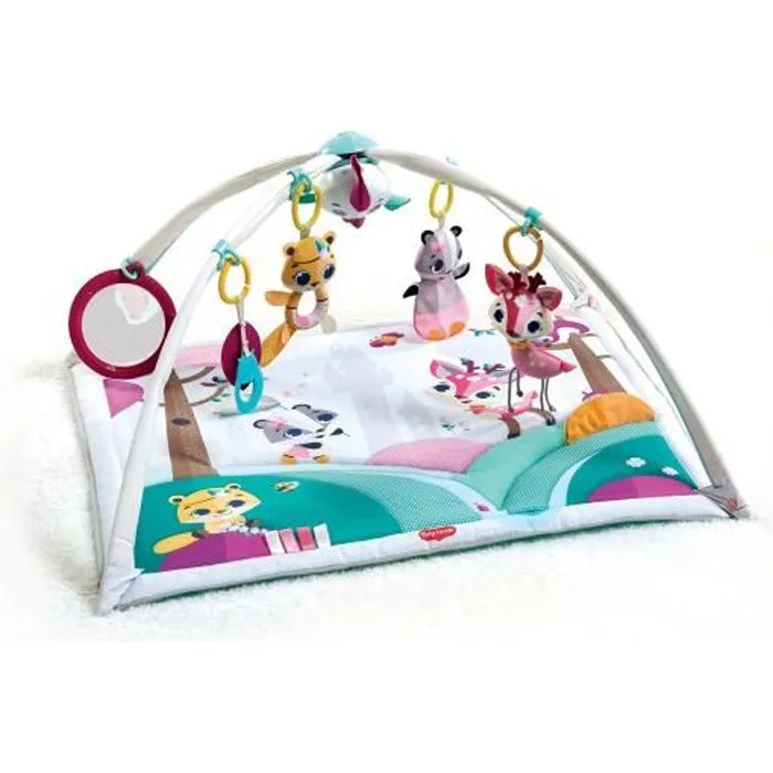 Tiny Love Tapis d'éveil bébé Fille Musical, Dès la naissance, Collection Princesse, 88 x 78 cm-0