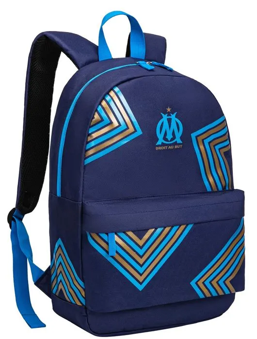 Sac à dos scolaire - OLYMPIQUE DE MARSEILLE - OM - Polyester - 30x43x14 cm - Garçon-0
