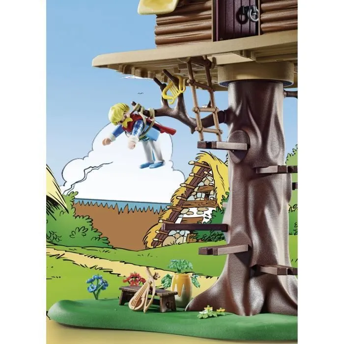 PLAYMOBIL 71016 La hutte d'Assurancetourix, Astérix, Pour enfant et adulte, 96 pièces, Dès 5 ans-2