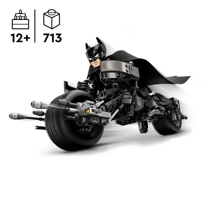 LEGO® DC Batman 76273 La figurine de Batman à construire et la moto Bat-Pod-1