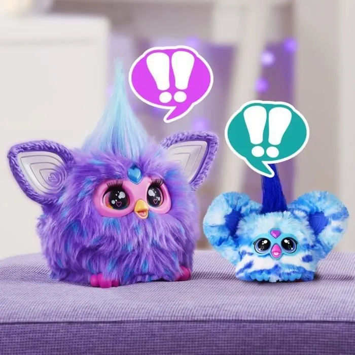 Furby Furblets Ooh-Koo Rock, Mini peluche électronique pour filles et garçons, plus de 45 sons, à partir de 6 ans, Hasbro-6