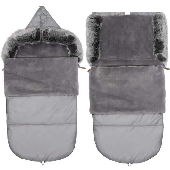 SPRINGOS® Chancelière d'hiver pour poussette, traîneau et siège bébé 40 x 80 cm-1
