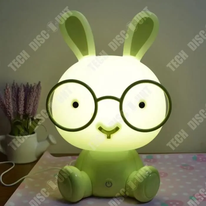 TD® Dessin animé mignon Kung Fu Panda lampe de Table décorative enfants chambre de bébé chambre lampe de chevet Plug-in veilleuse-2