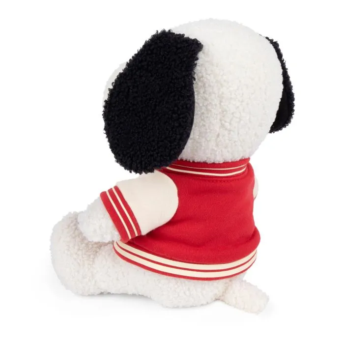 Peluche - Snoopy - Assis - 25 cm - Bombers universitaire rouge - Mixte-1