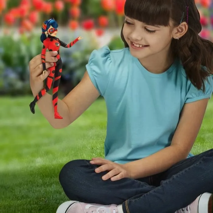 Bandai - Miraculous Ladybug - Poupée Dragon Bug 26 cm-8