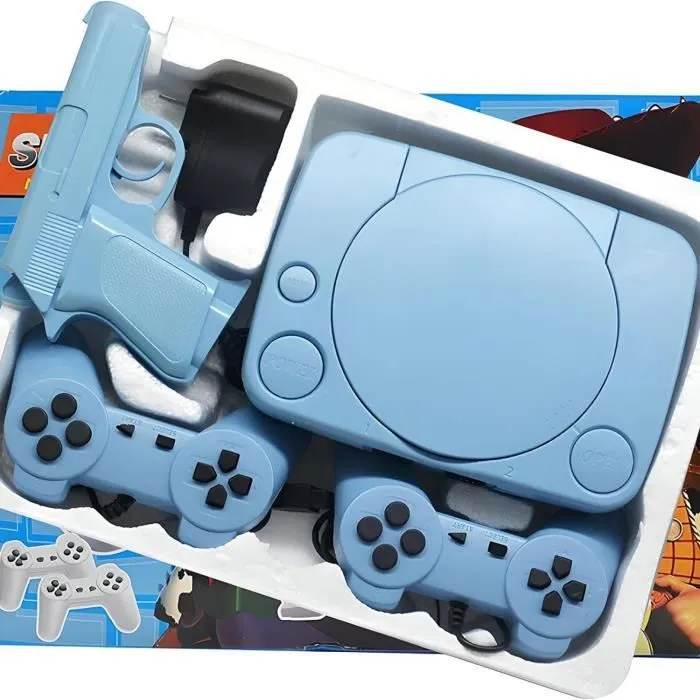 Console rétro - Riff - RF-2GUN - 22 jeux 8 bits - 2 joysticks - Game Gun-1