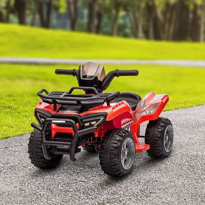 HOMCOM - Buggy électrique enfant - PP - 70x42x45cm - Rouge-0