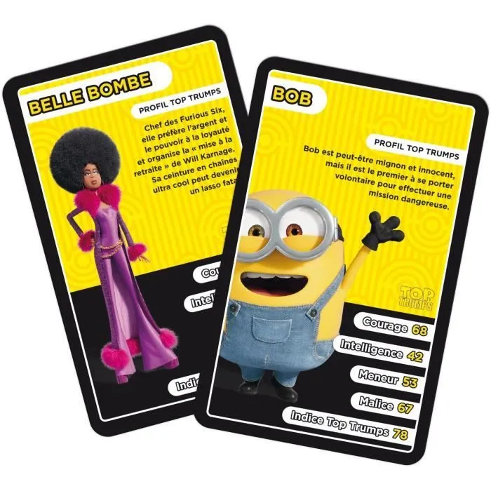 Jeu de cartes Top Trumps Les Minions 2 - Winning Moves - A partir de 6 ans - 30 cartes-1