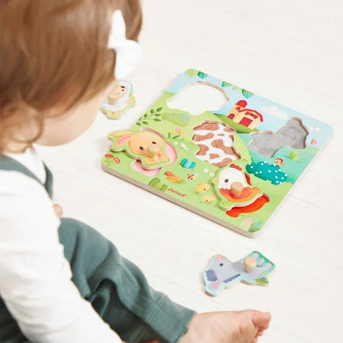 Puzzle tactile Ferme - 5 pcs-4