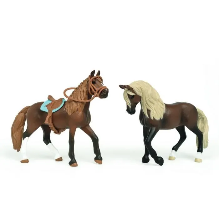 Mes Premiers chevaux Paso Péruvien, Figurines 2 chevaux, SCHLEICH 42738 Horse Club, dès 5 ans-1