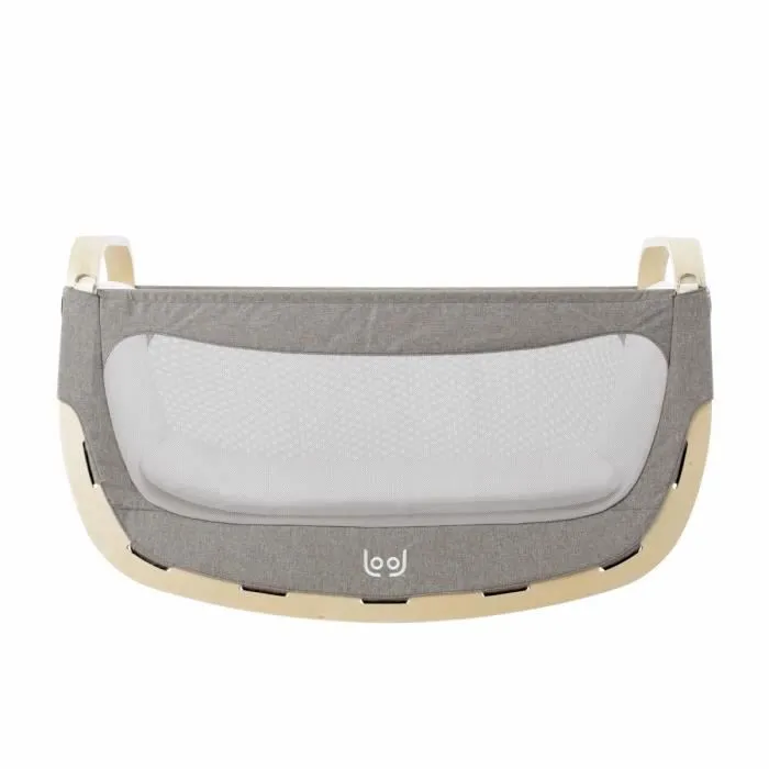Berceau bébé 4en1 LOOL - AMAZONAS - Gris - Matelas inclus - Evolutif - Contemporain - Design-0