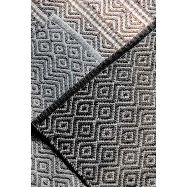 WENKO Tapis de bain Abai, tapis salle de bain antidérapant, en bouteille plastique recyclée, Polyester, 50x80 cm, multicolore-2