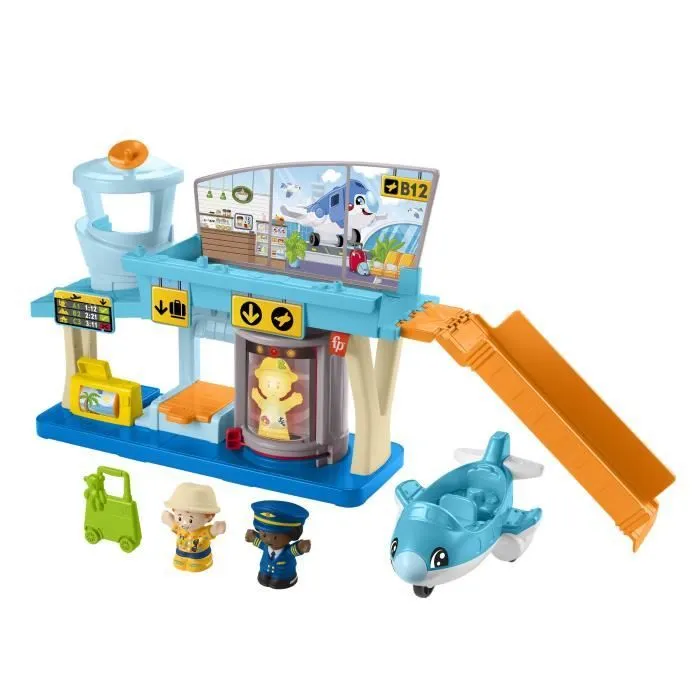 Fisher-Price-Little People-Aventures à l’Aéroport-Coffret HTJ26-2