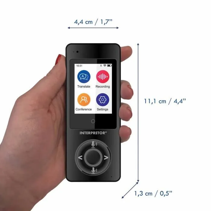 LEXIBOOK Interpretor® Traducteur vocal instantané basé sur l’intelligence artificielle - 45 langues-2