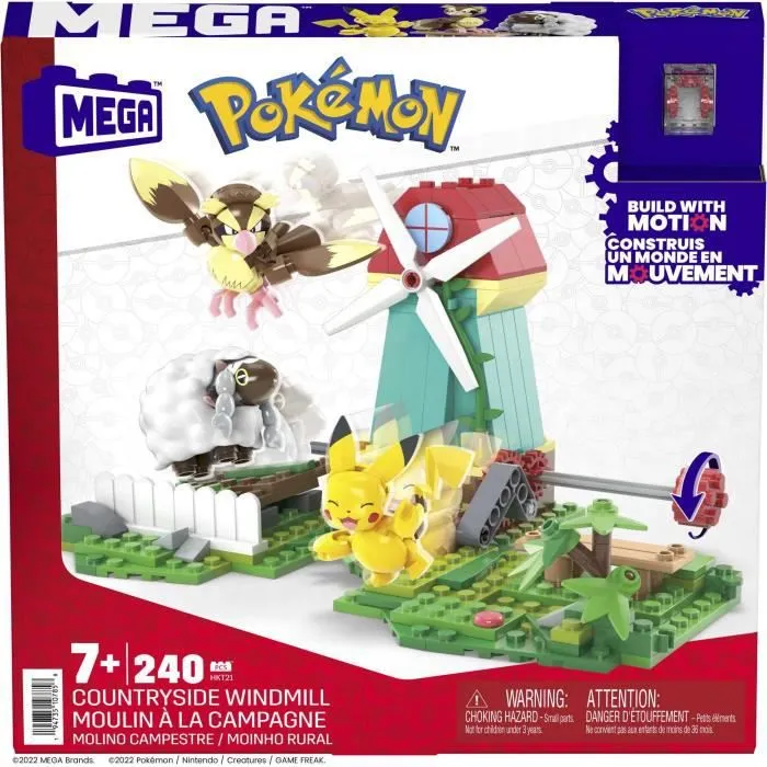 Mega Construx - Pokemon - Moulin A La Campagne - Construction - 6 Ans Et +-0