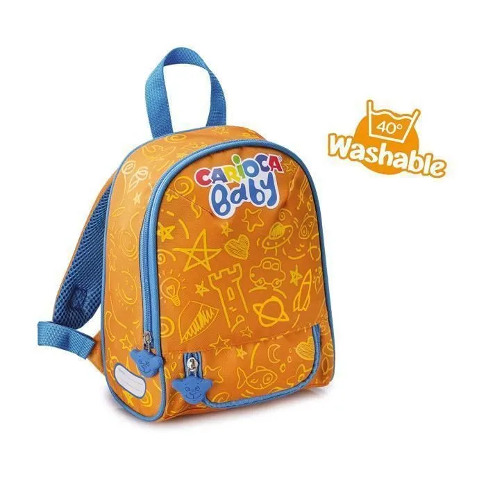 Carioca Baby Backpack Mini Sac à Dos Imperméable avec 6 feutres superlavabili et 10 Pencil (crèche 2 +) - 42893-1
