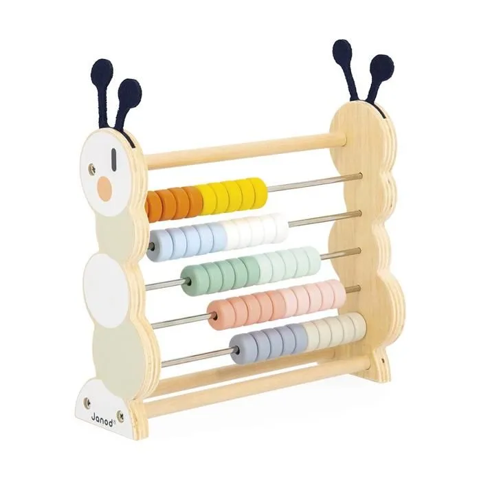 Janod - Boulier Chenille Sweet Cocoon - JURATOYS-0
