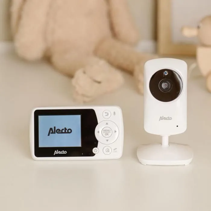 Alecto DVM-64 - Babyphone avec caméra et écran couleur 2.4", blanc-5