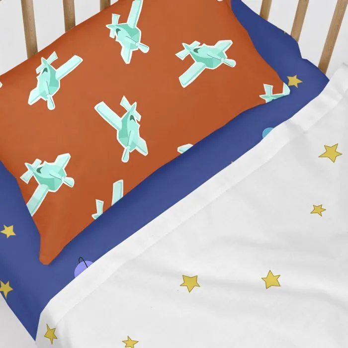 Parure de lit 2 pièces Le petit prince 120x180 cm (Lit Bébé)-1
