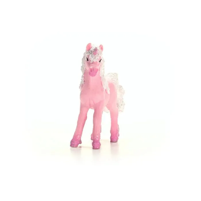 Figurine - Schleich - Poulain Licorne fleuri - Noir, Rose, Blanc - À partir de 5 ans - Mixte-3