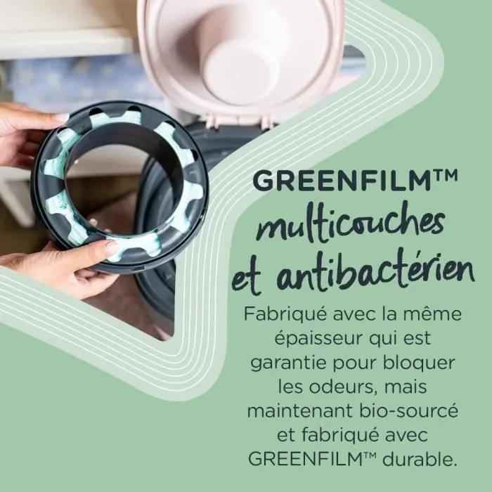 TOMMEE TIPPEE Poubelle à Couches Twist & Click, Starter Pack, Protection Anti-Odeur Et Anti-Germe Garantie, Lot de 12-5