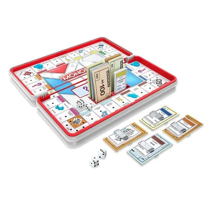 MONOPOLY - Jeu de Societe Road Trip - Jeu de voyage-1