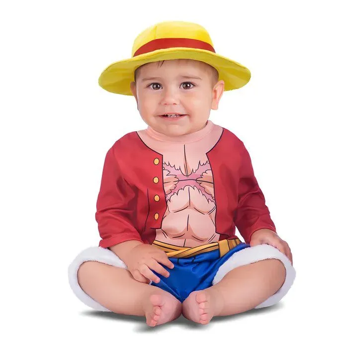 Déguisement One Piece Luffy pour bébé-0