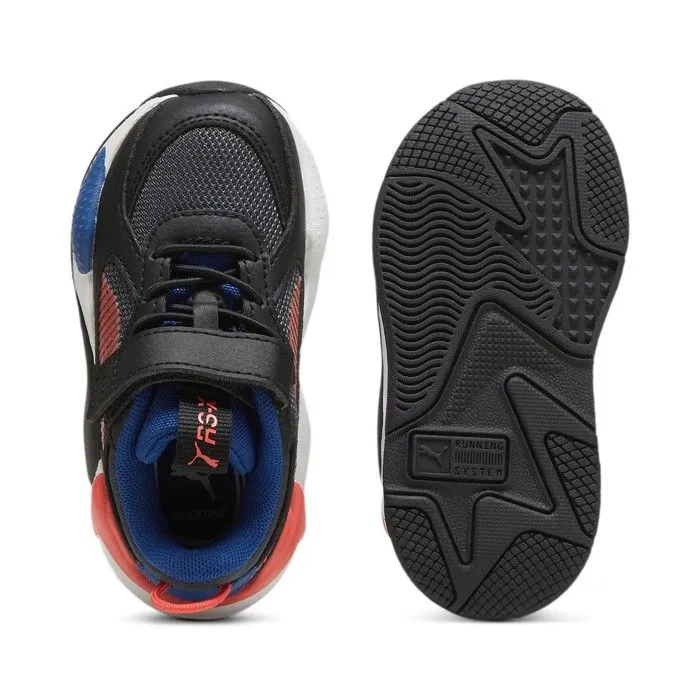 Basket Enfant - Puma - RS-X - Gris/Rouge/Noir - Fermeture Scratch - Confort Exceptionnel - Tige Synthétique-2