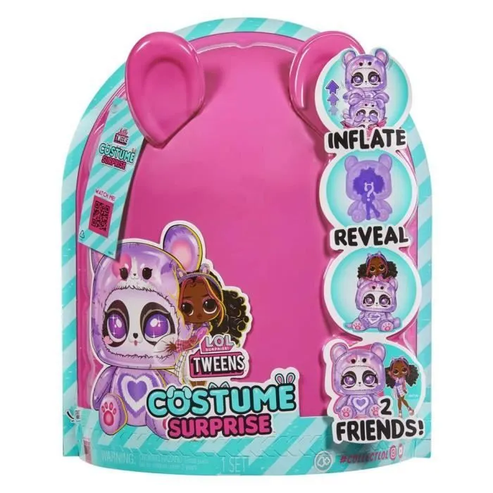 L.O.L. Surprise - Poupée Tweens Costume - Houps Cutie - Poupée de 17cm + animal gonflable - Surprise à découvrir - 4 modèles à colle-5
