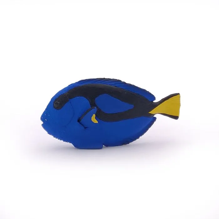 Figurine Poisson chirurgien - PAPO - Modèle Dory - Bleu, jaune et noir - Pour enfants à partir de 3 ans-4