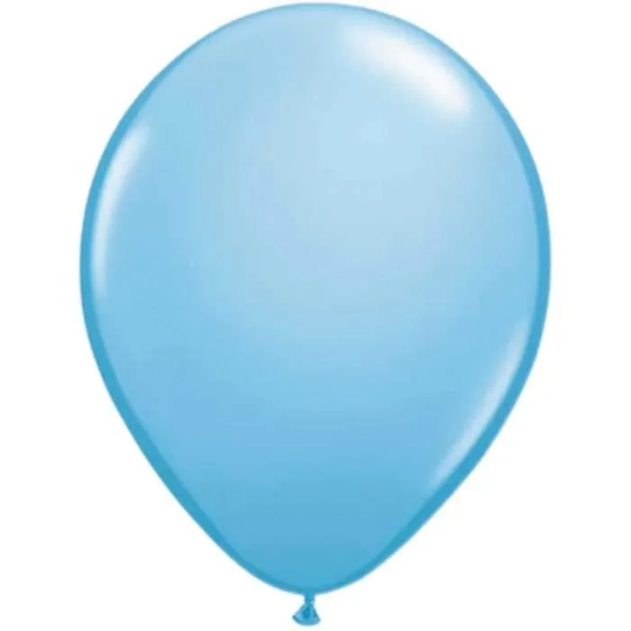 Folat - Ballons Clair 30cm-100 pièces, 0, Bleu - 8107-0