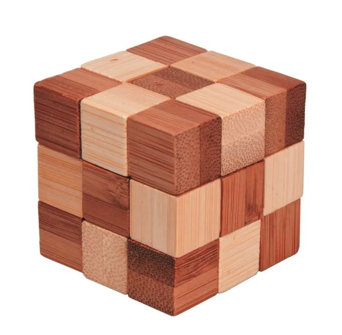 Fridolin - Mini casse-tête en bois Serpent-0