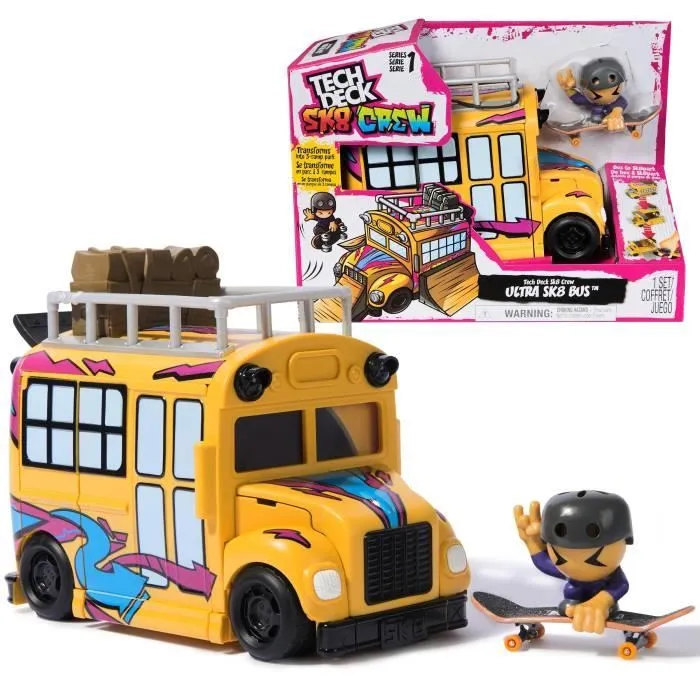 SPIN MASTER PLAYSET CAMION SK8 CREW Teck Deck-0