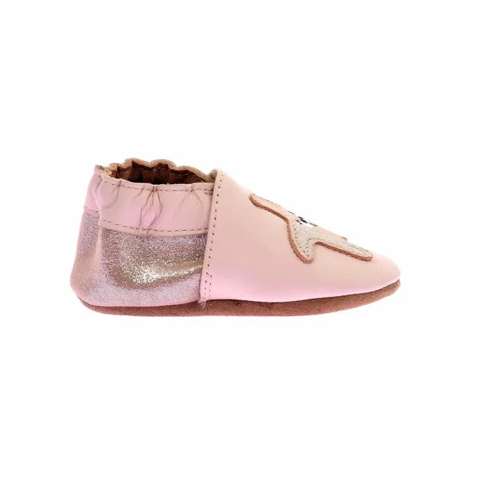 Chaussons - ROBEEZ - Elly - Cuir - Rose - Taille 21/22-3