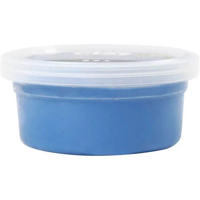 Pâte à modeler ultra légère et très douce. Sèche à l'air. Une fois sèche, elle conserve sa légèreté caoutchouteuse. réf 79105-2