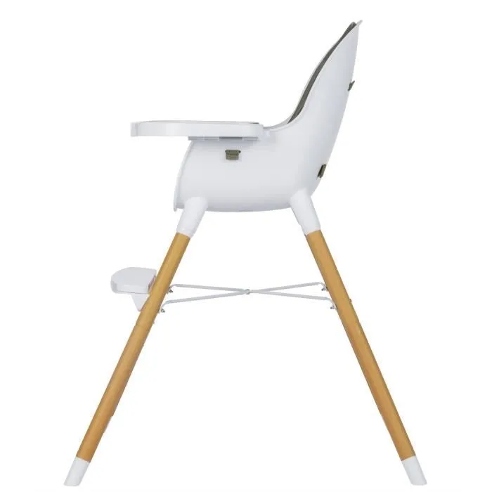 BEBECONFORT AVISTA Chaise haute évolutive, Dès 6 mois jusqu' à 6 ans (30 kg), se transforme en petite chaise enfant, Mineral green-2