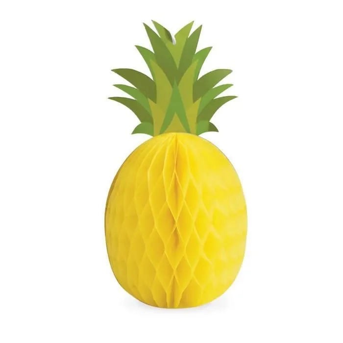 Objet décoratif - ScrapCooking - Ananas Alvéolé - 29 cm - Jaune - Intérieur-0