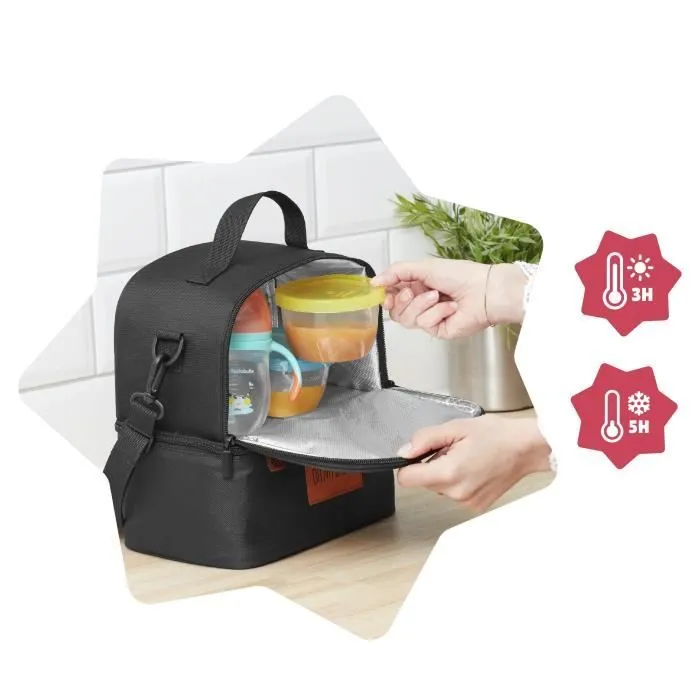BADABULLE Sac Repas Isotherme multipoches Pick and Go-2