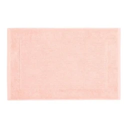 Tapis de Bain Uni - HOMESCAPES - 100% Coton Turc - Rose - Adulte - 50 x 80 cm-0