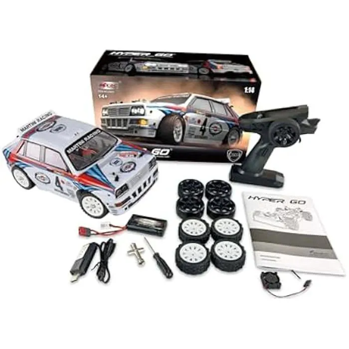 Véhicule télécommandé - AMEWI - Lancia Delta HF Integrale - 4WD - 1:14 - Blanc-0