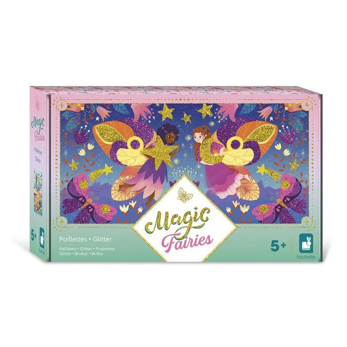 Jeu créatif - Janod - Magic Fairies - Paillettes - 3 ans - Mixte-0