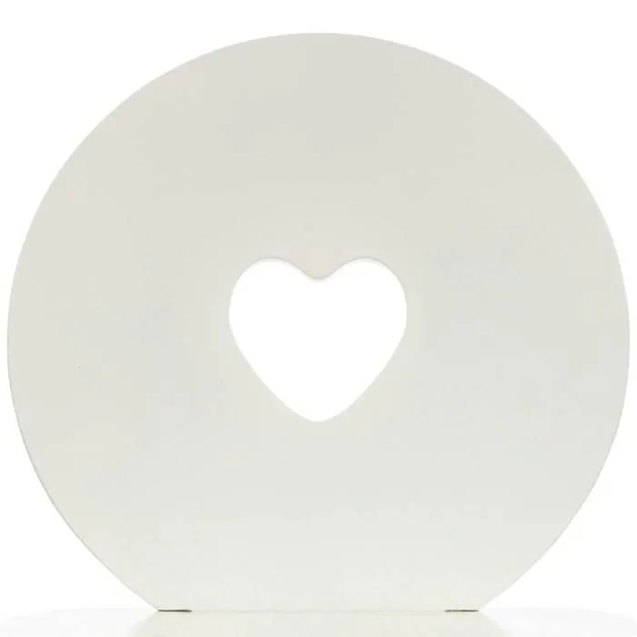 Chaise enfant cœur Maela bois blanc - Atmosphera createur d'interieur-1