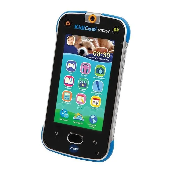 VTECH - Kidicom Max Bleu - Smartphone Enfant-1