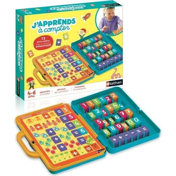 Jeu d'apprentissage - NATHAN - J'apprends à Compter-0