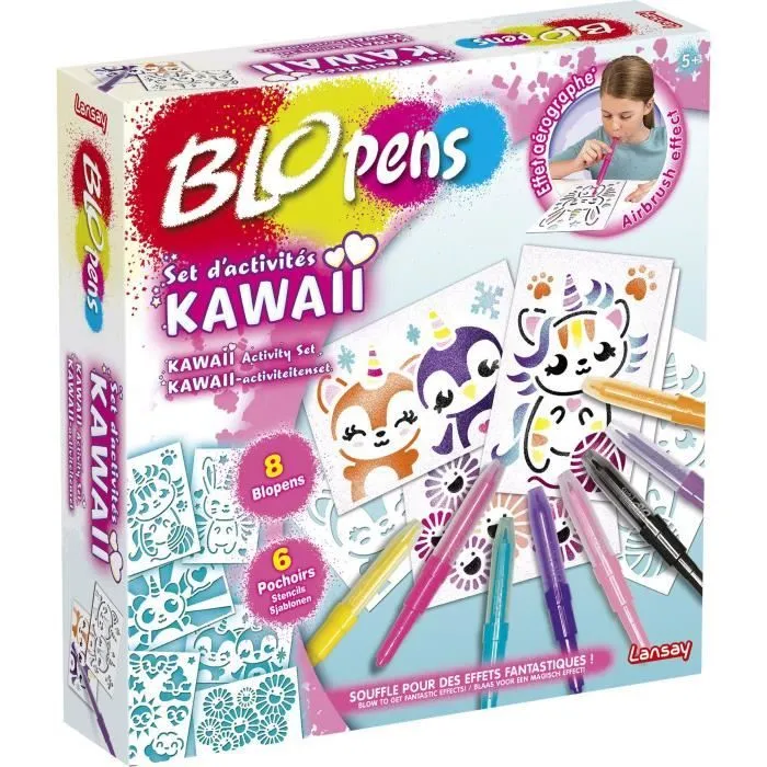 LANSAY - BLOPENS® - Set d'Activités Kawaii - Feutres Fantastiques - Dès 5 ans-1
